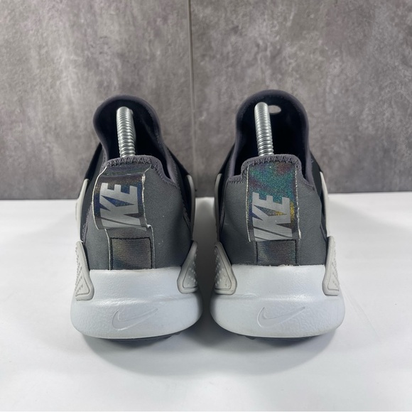 Nike Air Huarache Extreme GS Black Metallic Silver Size 7Y Women’s 8.5 - Picture 4 of 8